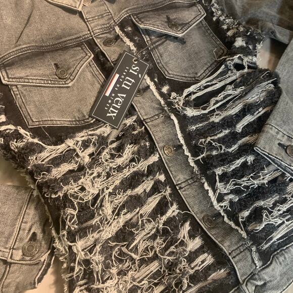 Si tu veux women’s Jean Jacket size medium - Picture 4 of 6